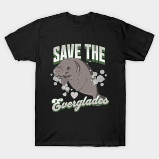 Save the Florida Everglades - Manatee Lover T-Shirt